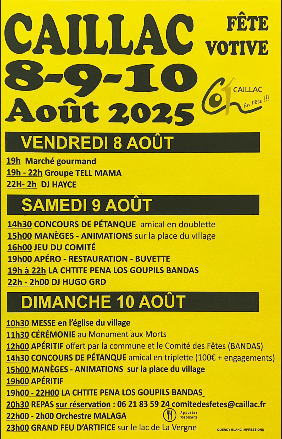 Fête votive de Caillac