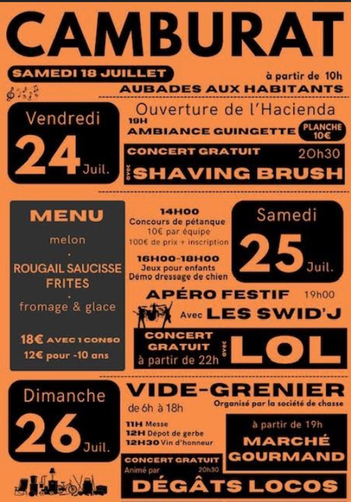 Fête votive de Camburat