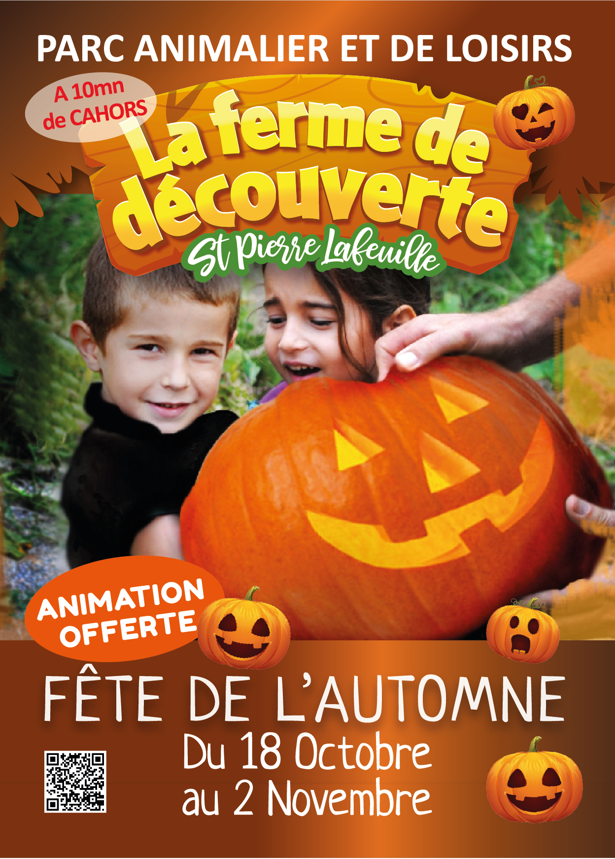 Fête de l'automne à la ferme de découverte