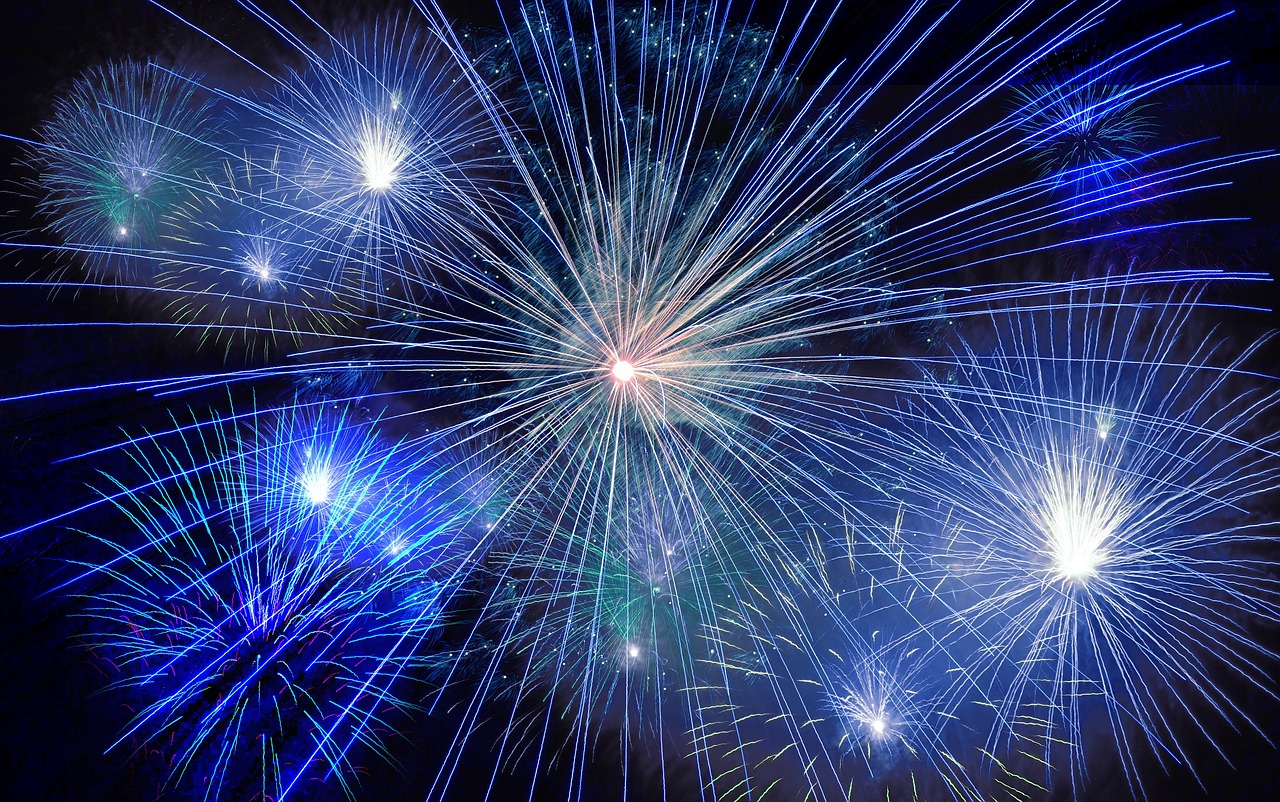 Feu d'artifice à Cazals