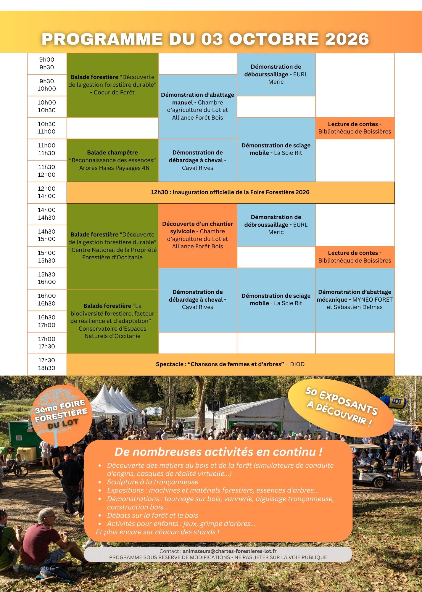 Foire forestière du Lot
