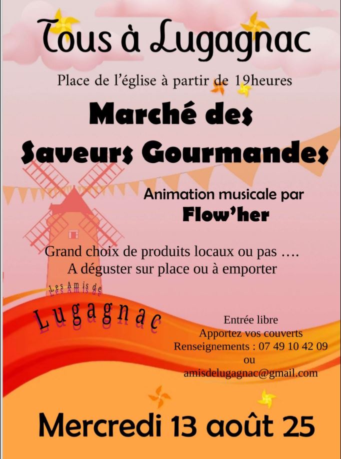 Marché gourmand à Lugagnac