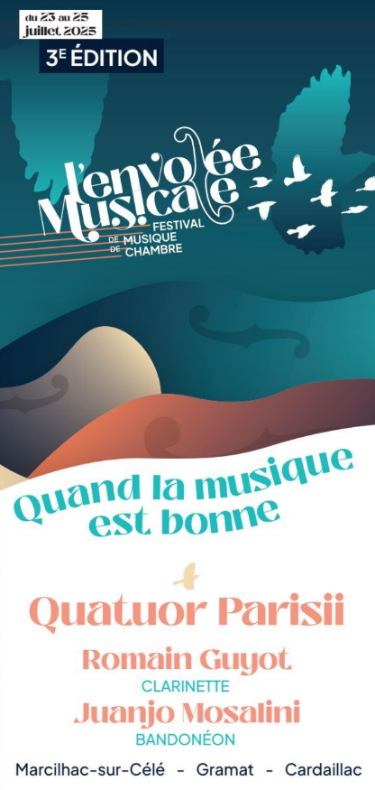 Festival « l’Envolée Musicale», Quatuor Parisii à Cardaillac, Cardaillac - photo 4
