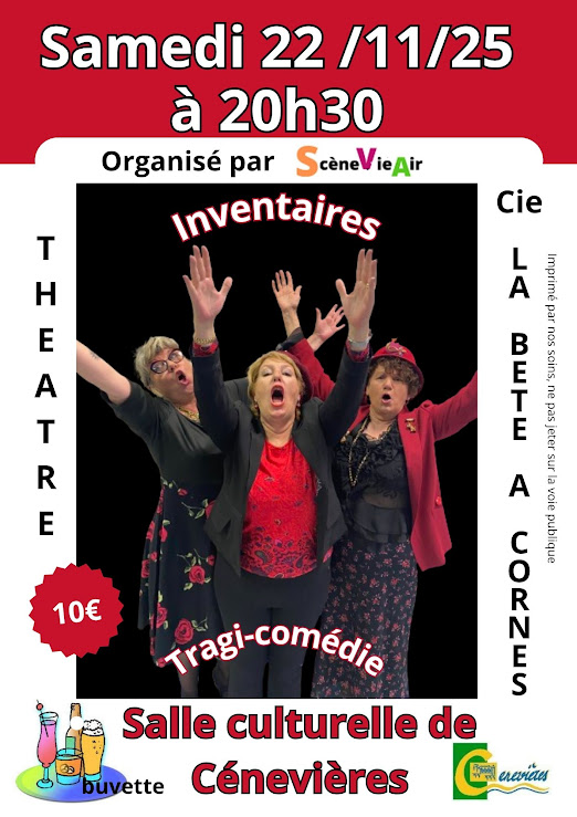 Théâtre – "Inventaires", Cénevières