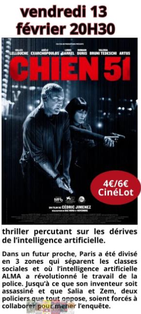 Ciné-Lot : "Chien 51"