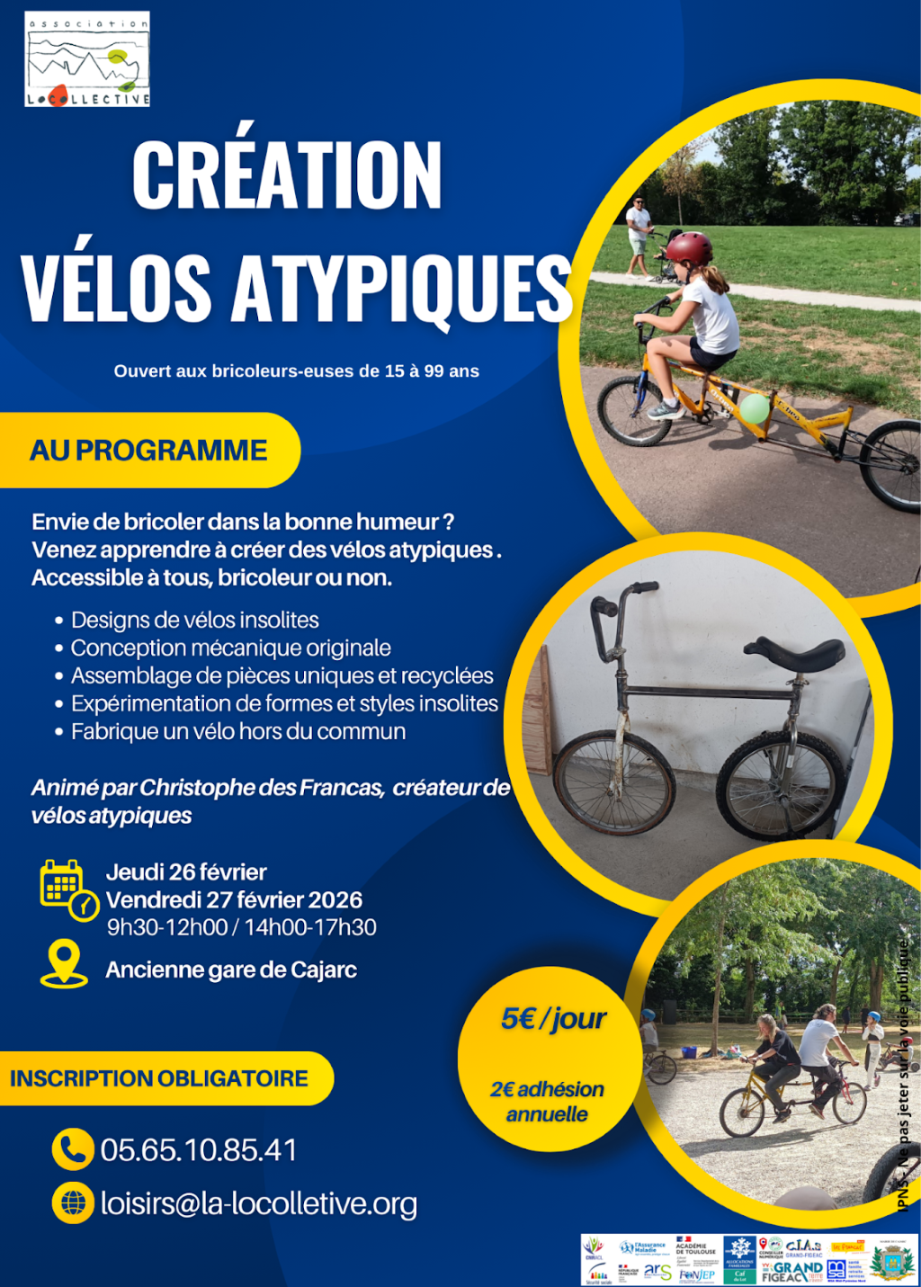 Cajarc : Création de vélo atypique !