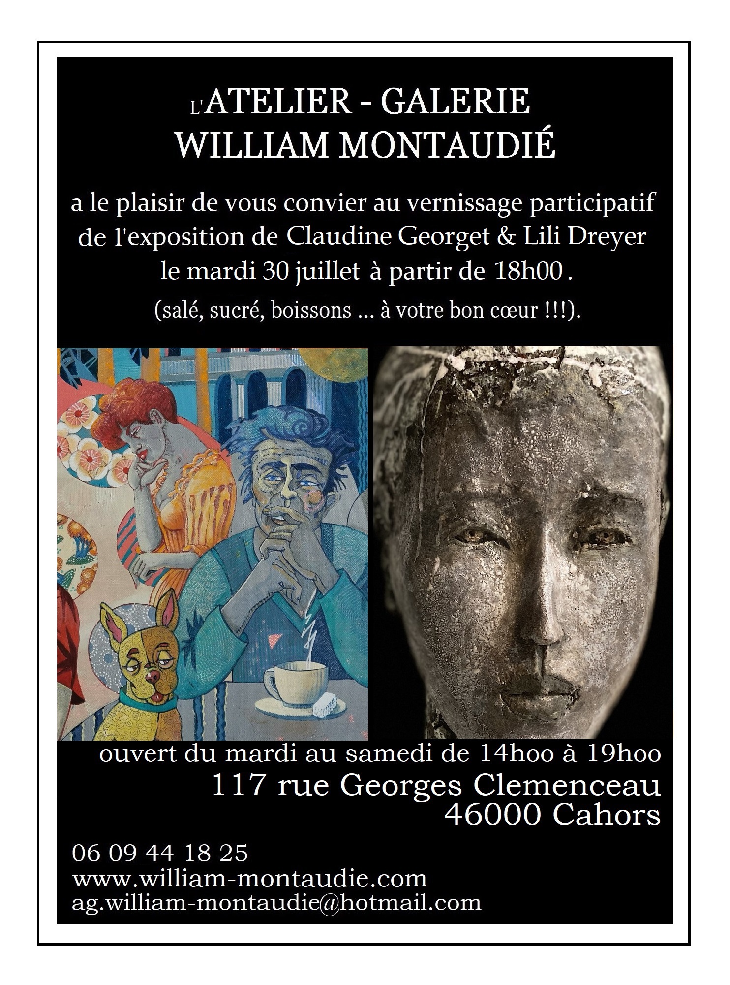 Exposition de Claudine Georget et Lili Dreyer