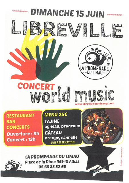 Concert à la Promenade du Limau: Librville