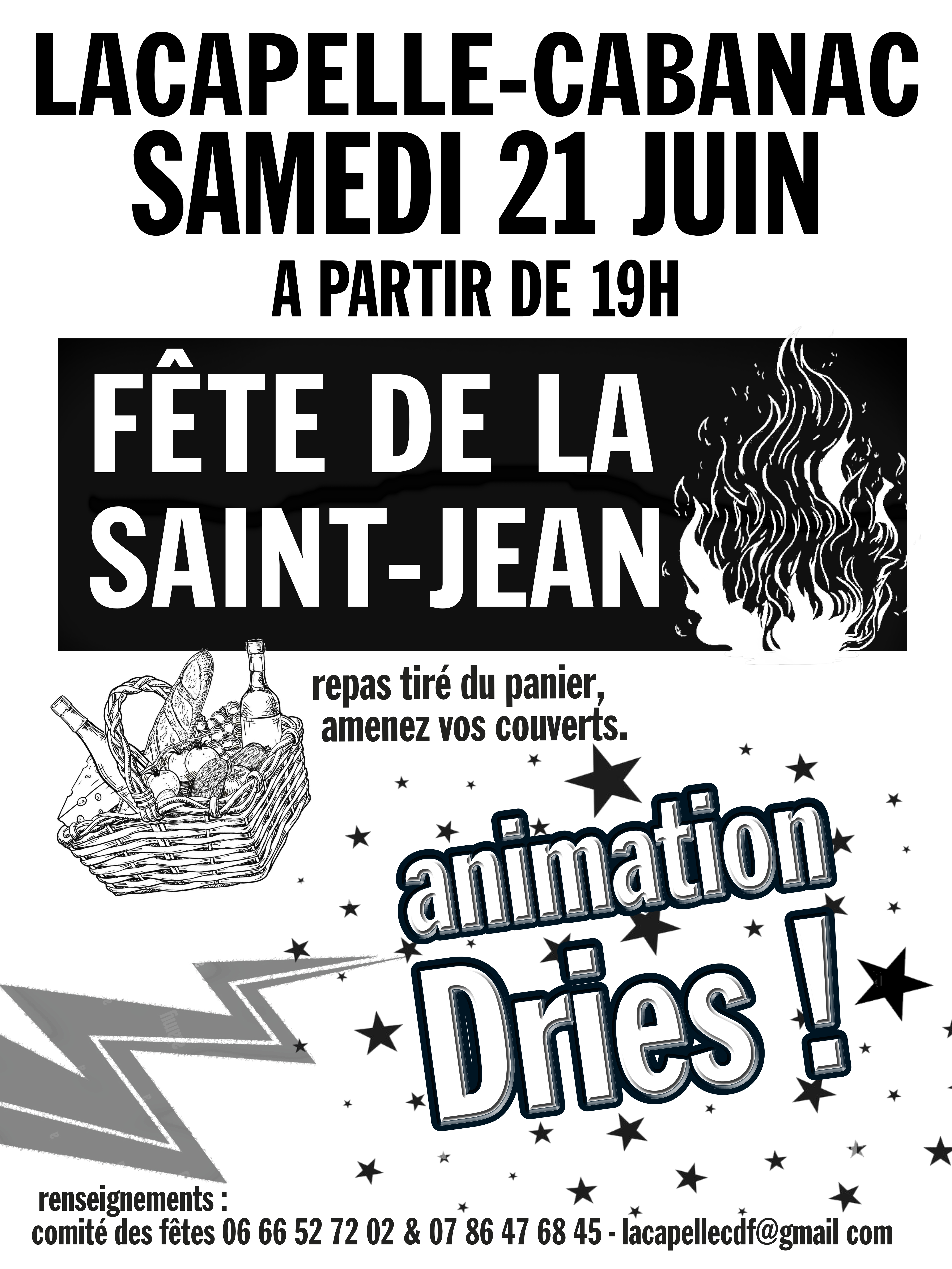 Feu de la Saint-Jean à Lacapelle-Cabanac