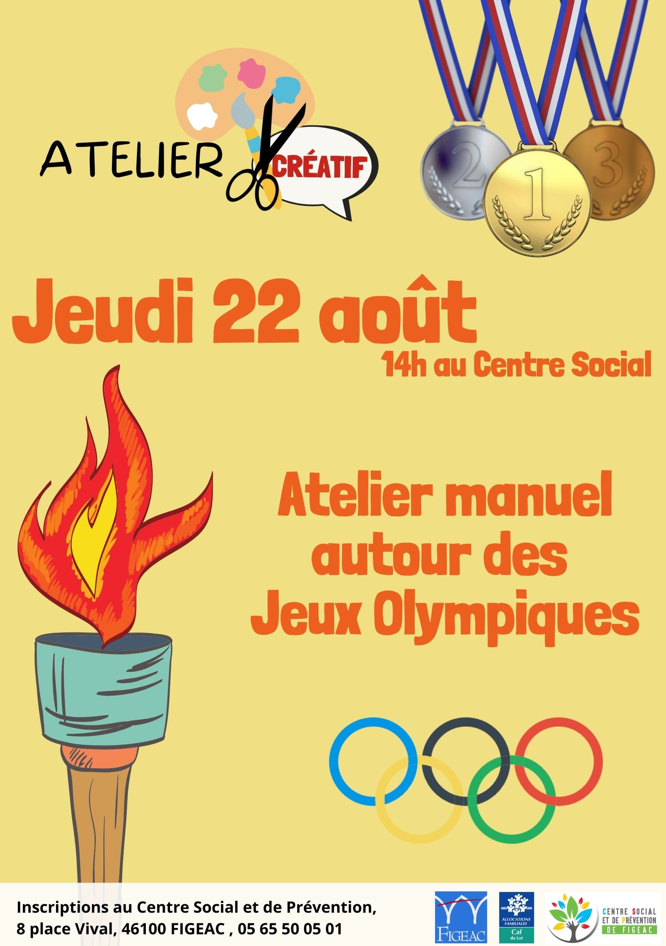 Atelier "jeux olympiques" à Figeac