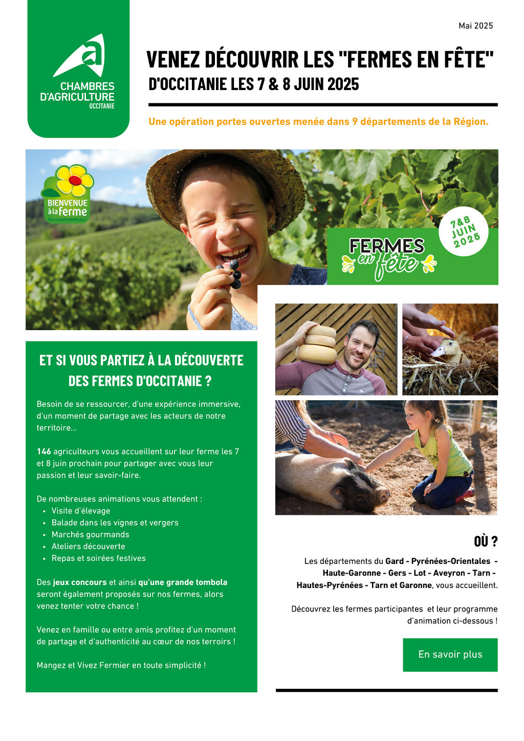 De ferme en ferme, Ferme du Lac des Termes à Issendolus