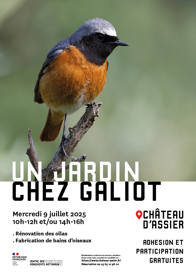 Atelier jardin au Château d'Assier