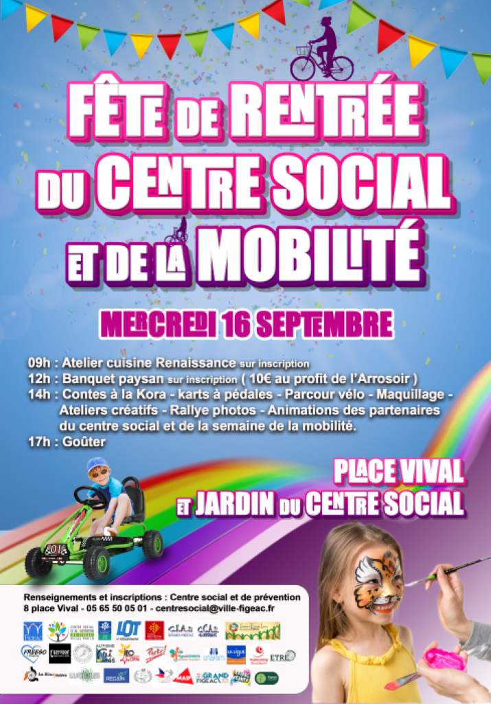 Fête de Rentrée du Centre Social de Figeac