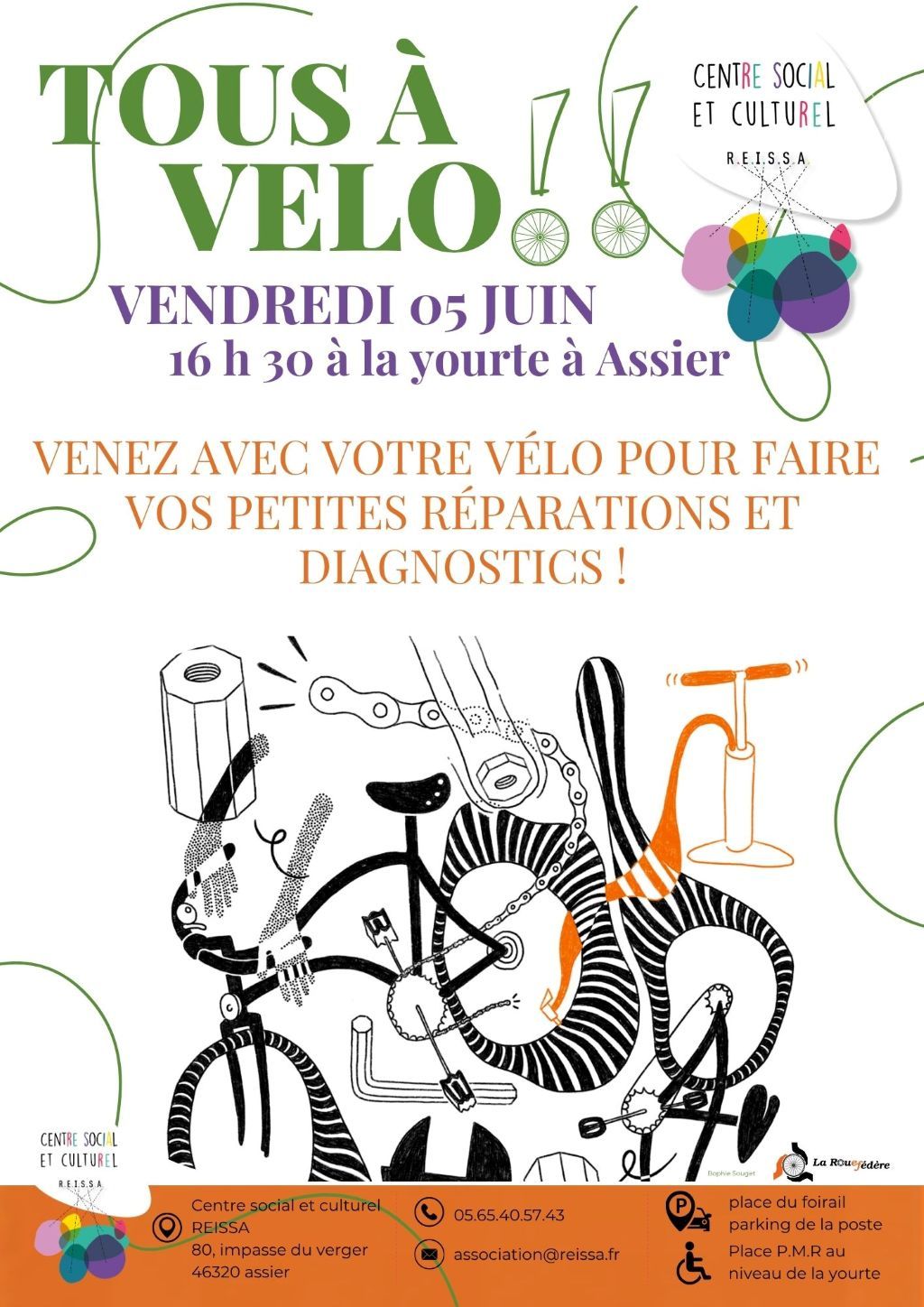 Tous à vélo à Assier — visuel événement