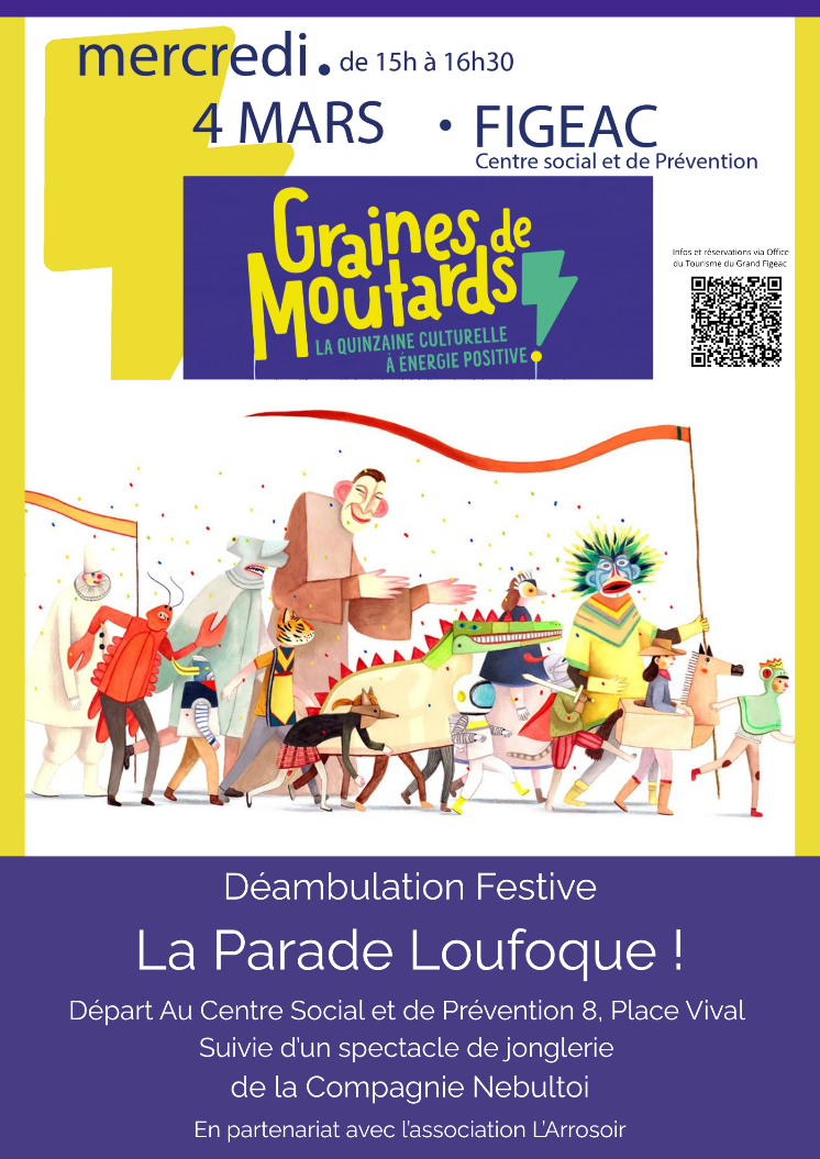 Graines de Moutards à Figeac : la parade loufoque