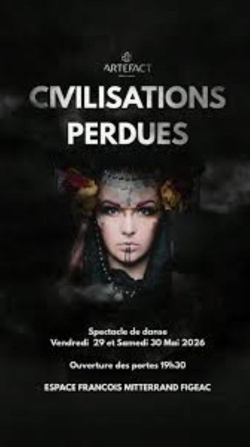 Spectacle de danse à Figeac, "civilisations perdues" par Les coulisses d'Artefact — visuel événement