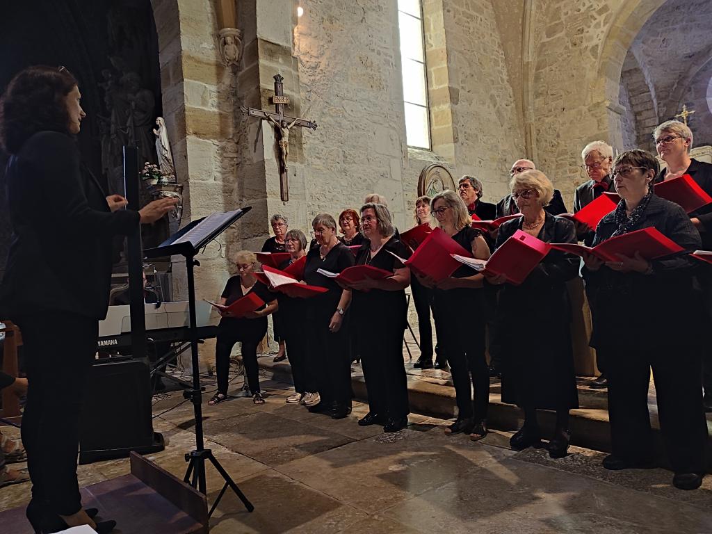 Le Chœur Merlival et Le Choeur de Sarran   en concert à Lacapelle-Marival