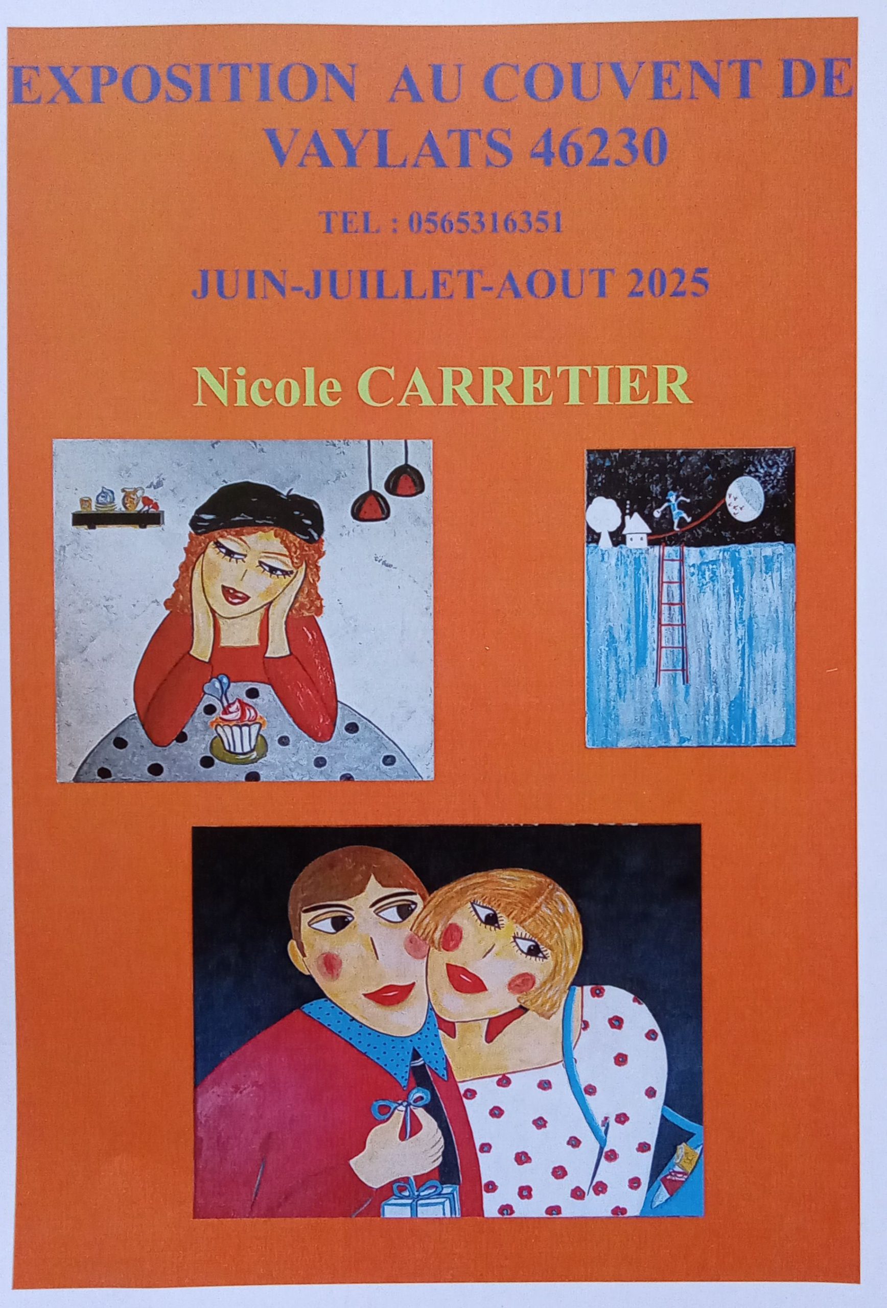Exposition de Nicole Carretier