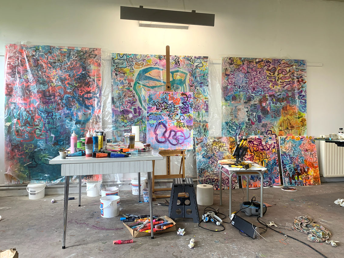 Journées des Ateliers d'Artistes d'Occitanie 2025 : Ross Gash, Lendou-en-Quercy - photo 2