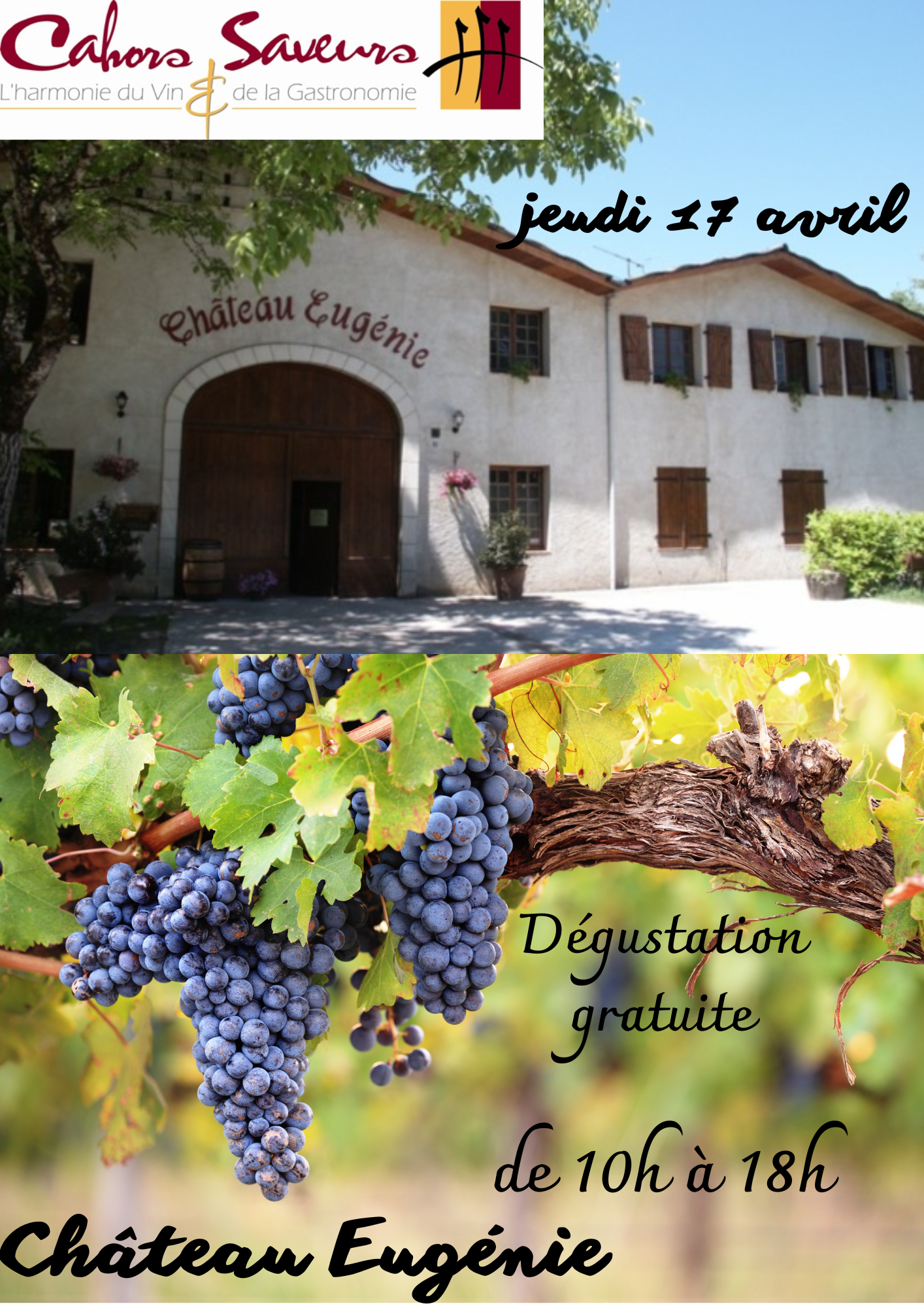 Dégustation des vins du Château Eugénie