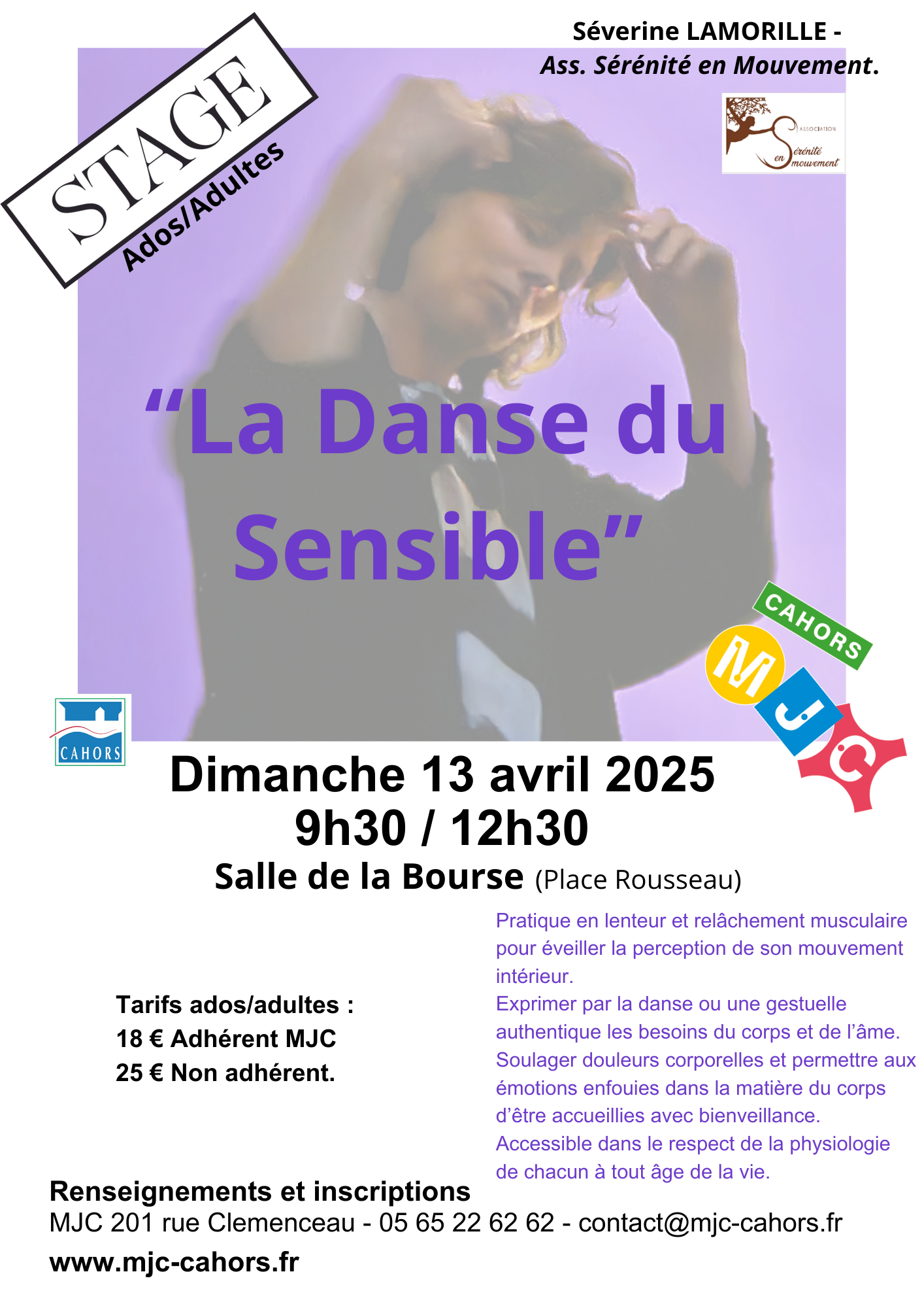 Stage "La Danse du Sensible"