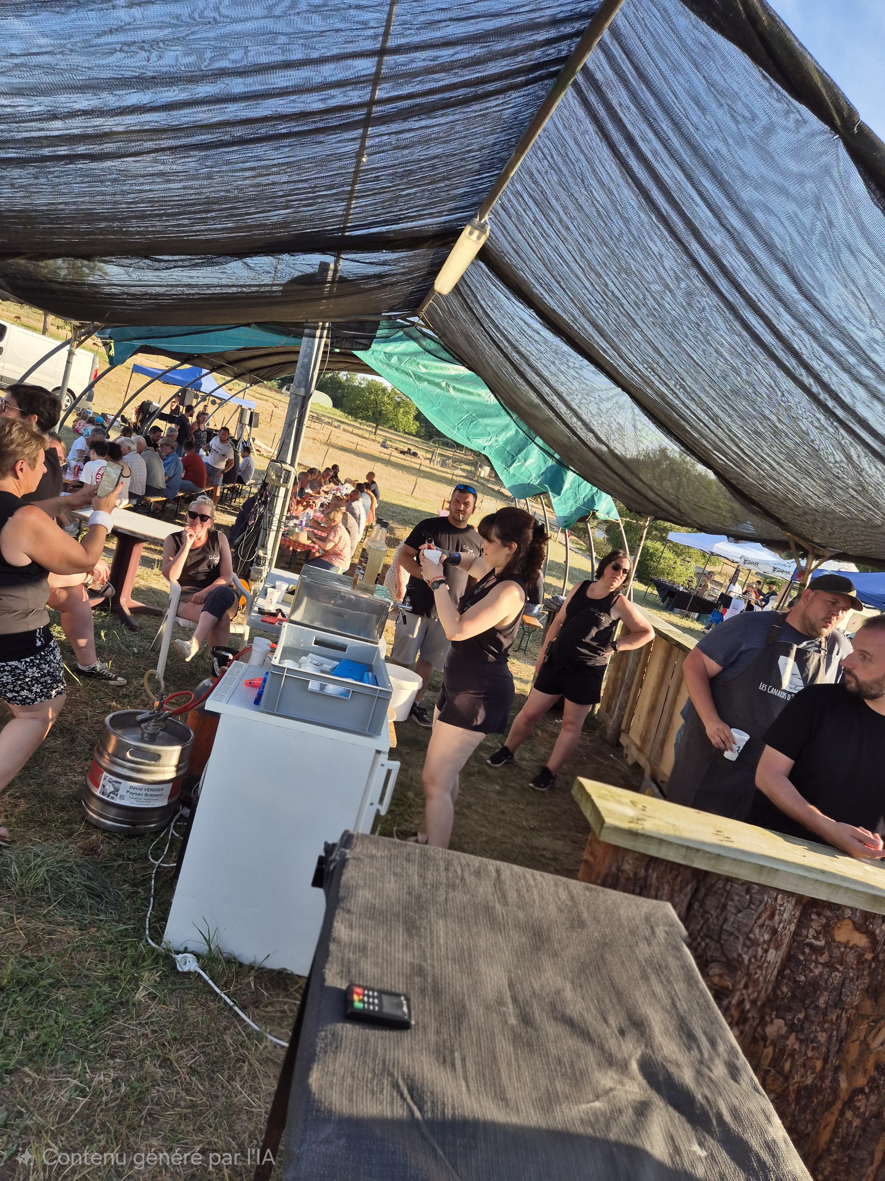 Marché gourmand à la ferme