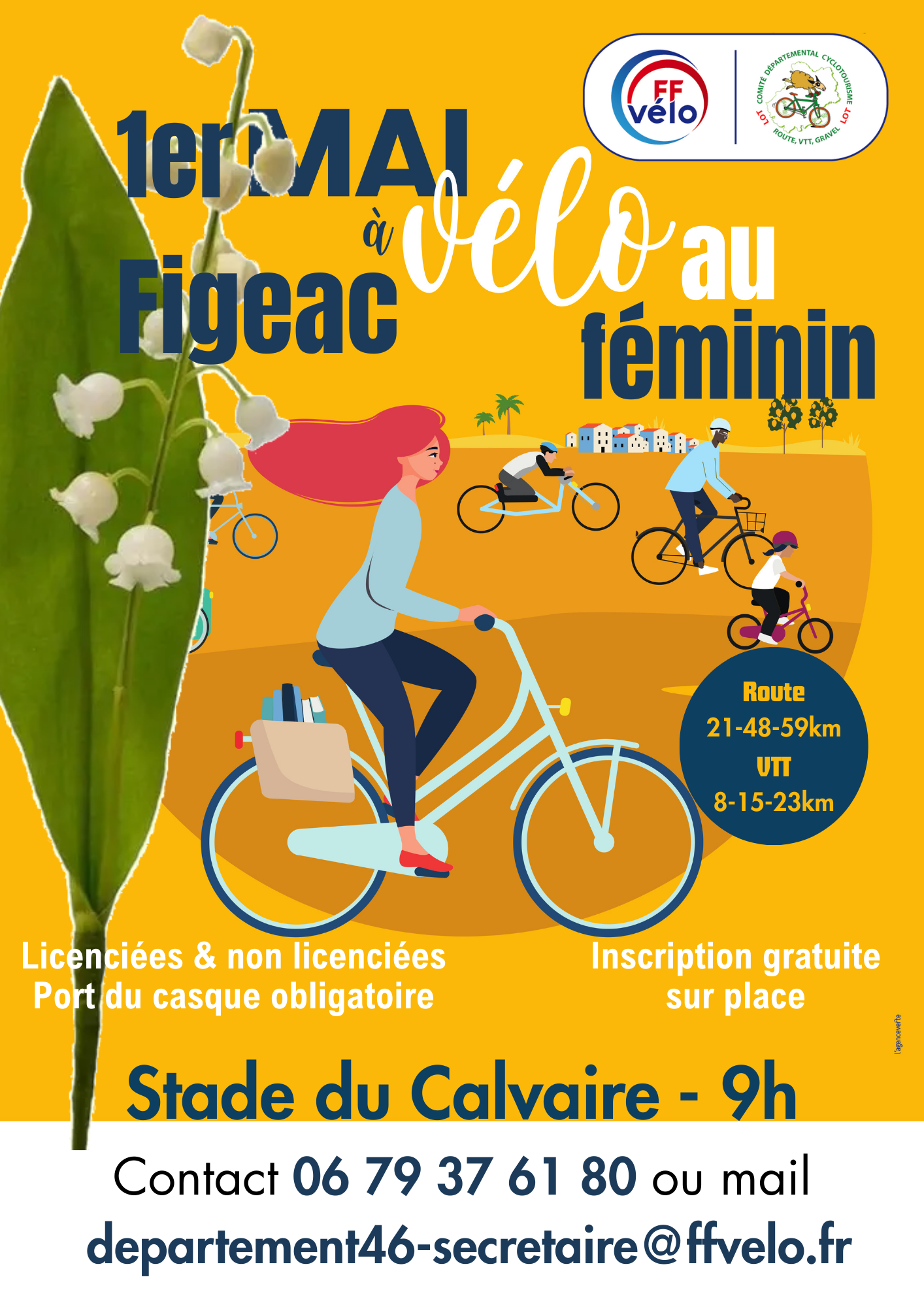 À vélo au féminin à Figeac