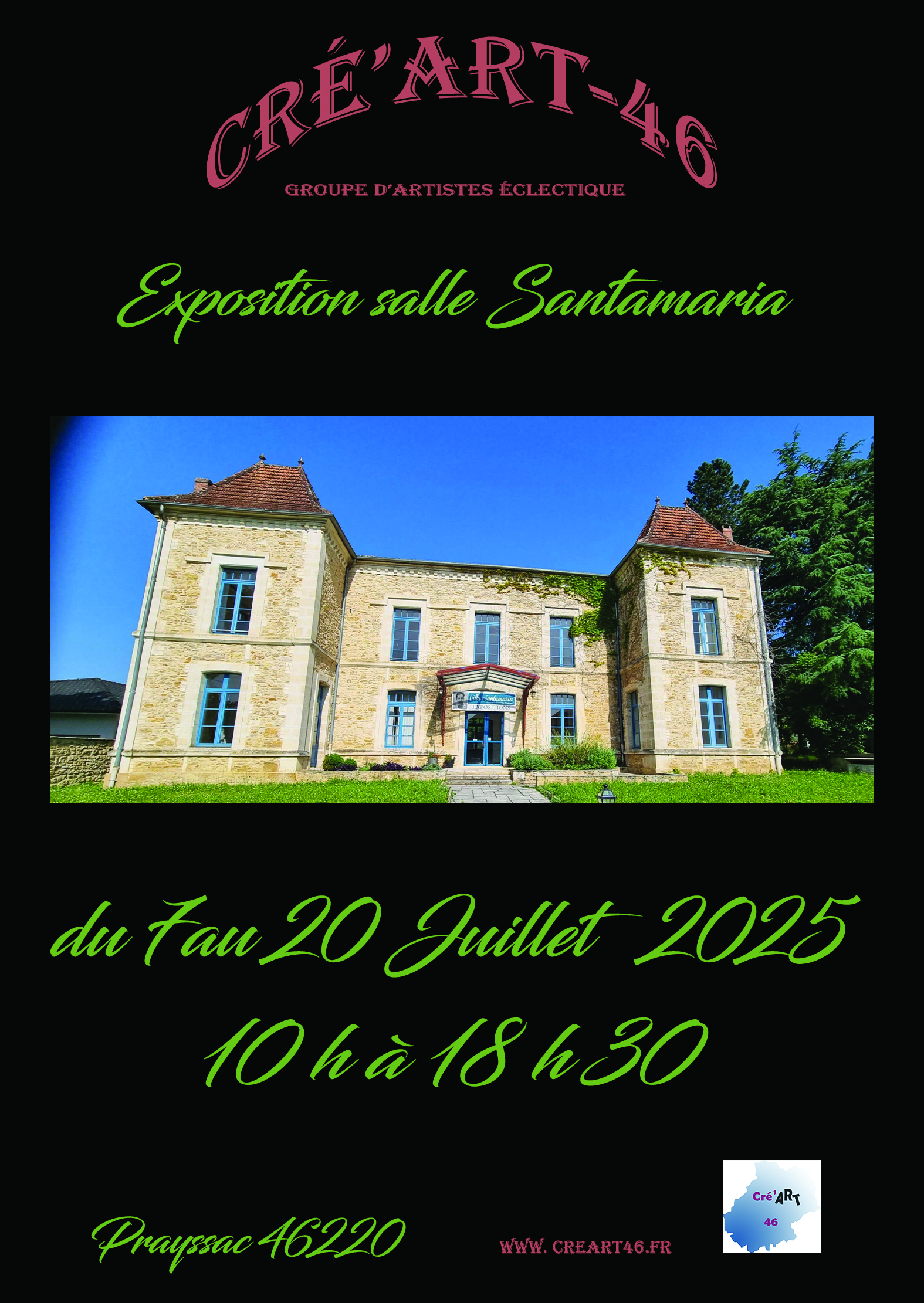 Exposition à Santamaria : Créart46