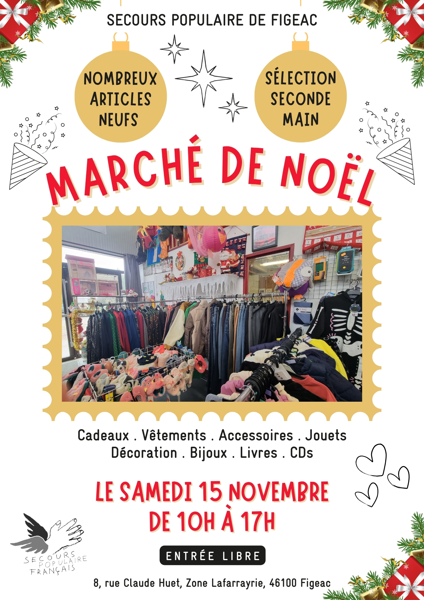 Marché de Noël solidaire à Figeac