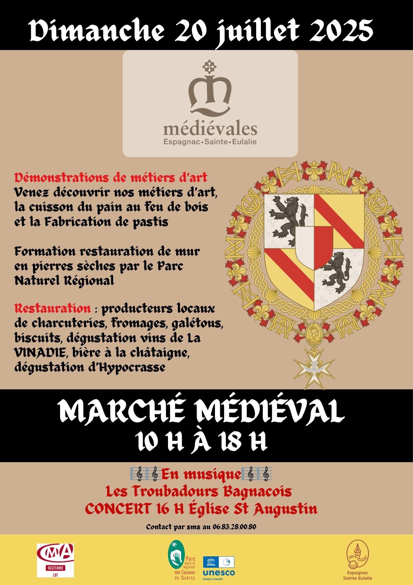 REPORTÉ Marché médiéval à Espagnac-Sainte-Eulalie