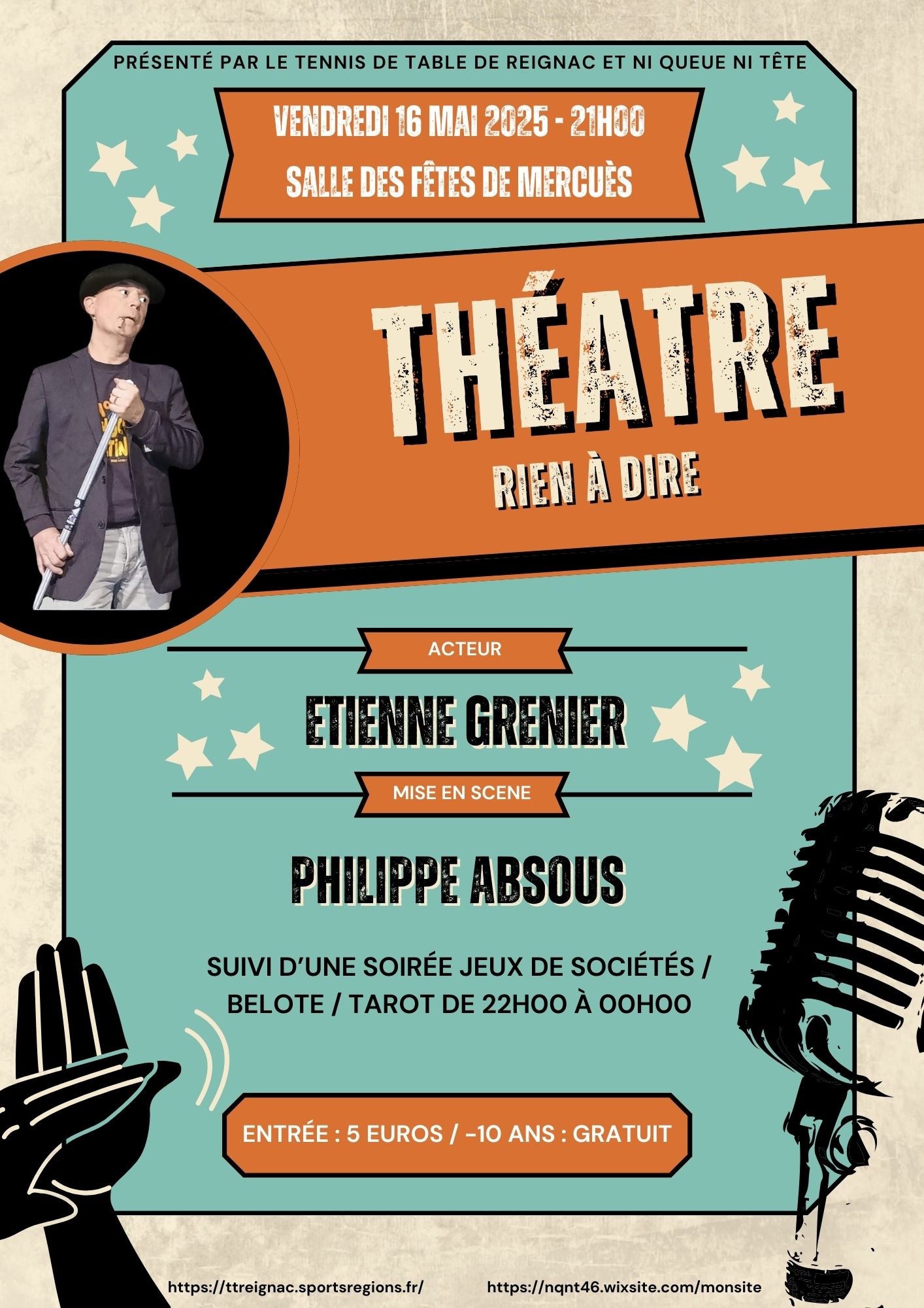 Théâtre : "Rien a dire" par le collectif Ni Queue Ni Tête