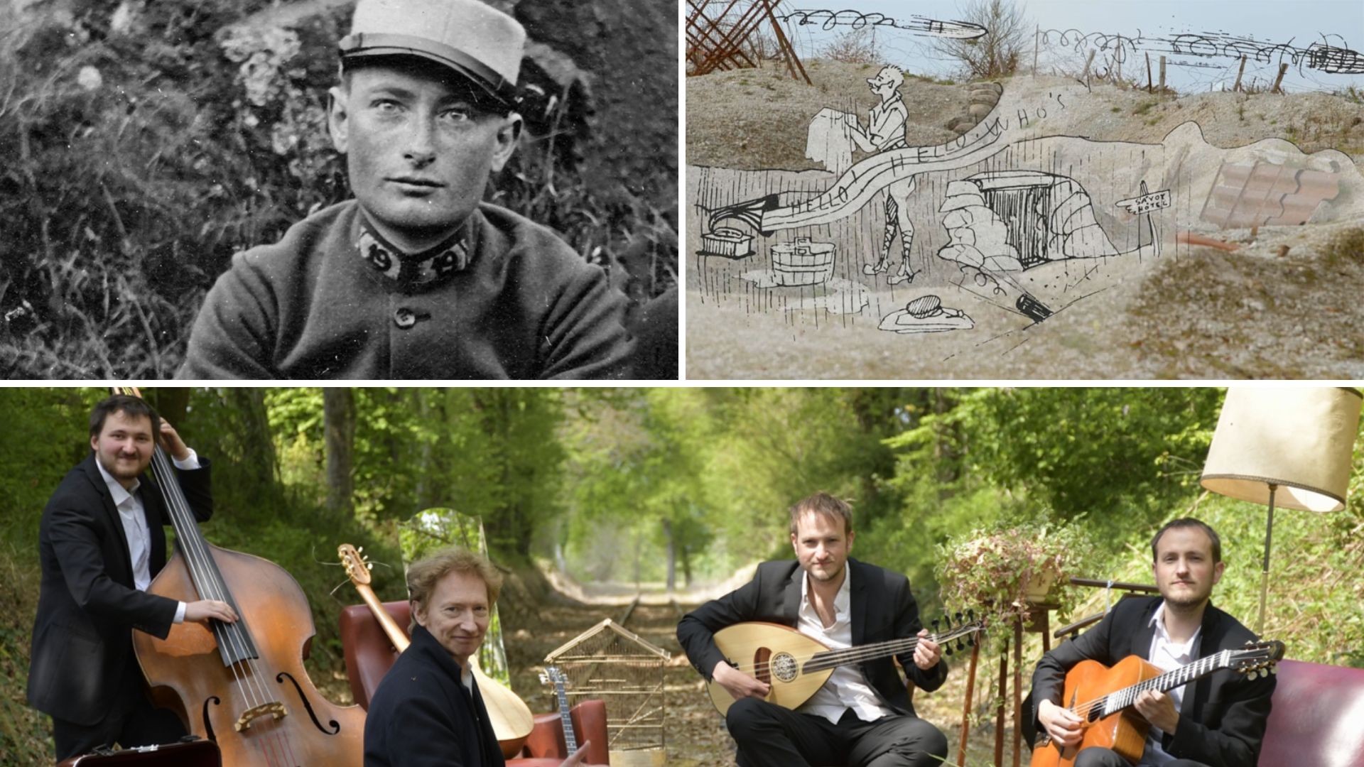 Concert et projection en plein air: nuit de la Saint Amour