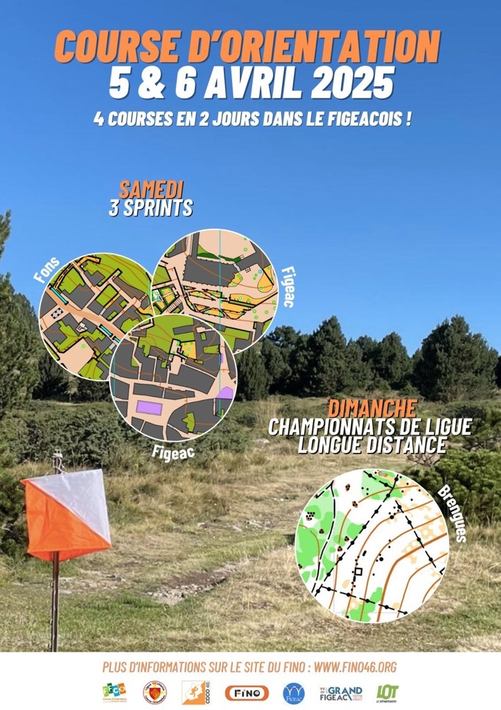 Le FINO propose un weekend sportif,  courses d’orientation ! Fons
