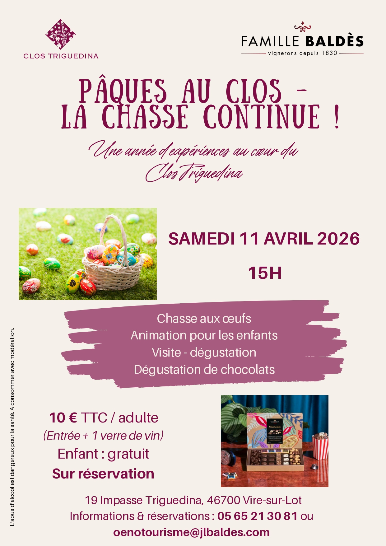 Pâques au Clos - La chasse continue !