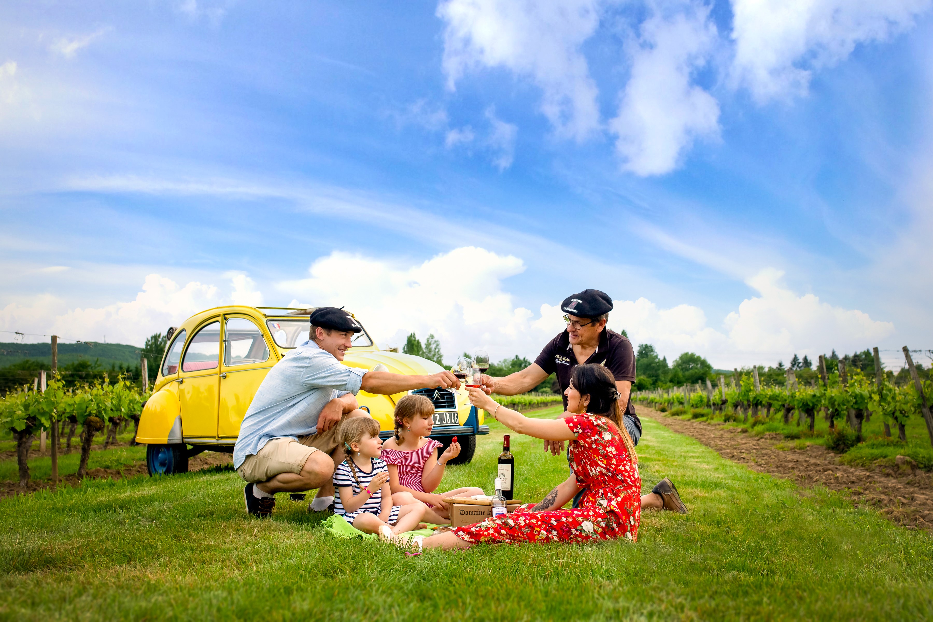Balade en 2CV au cœur du vignoble de Cahors