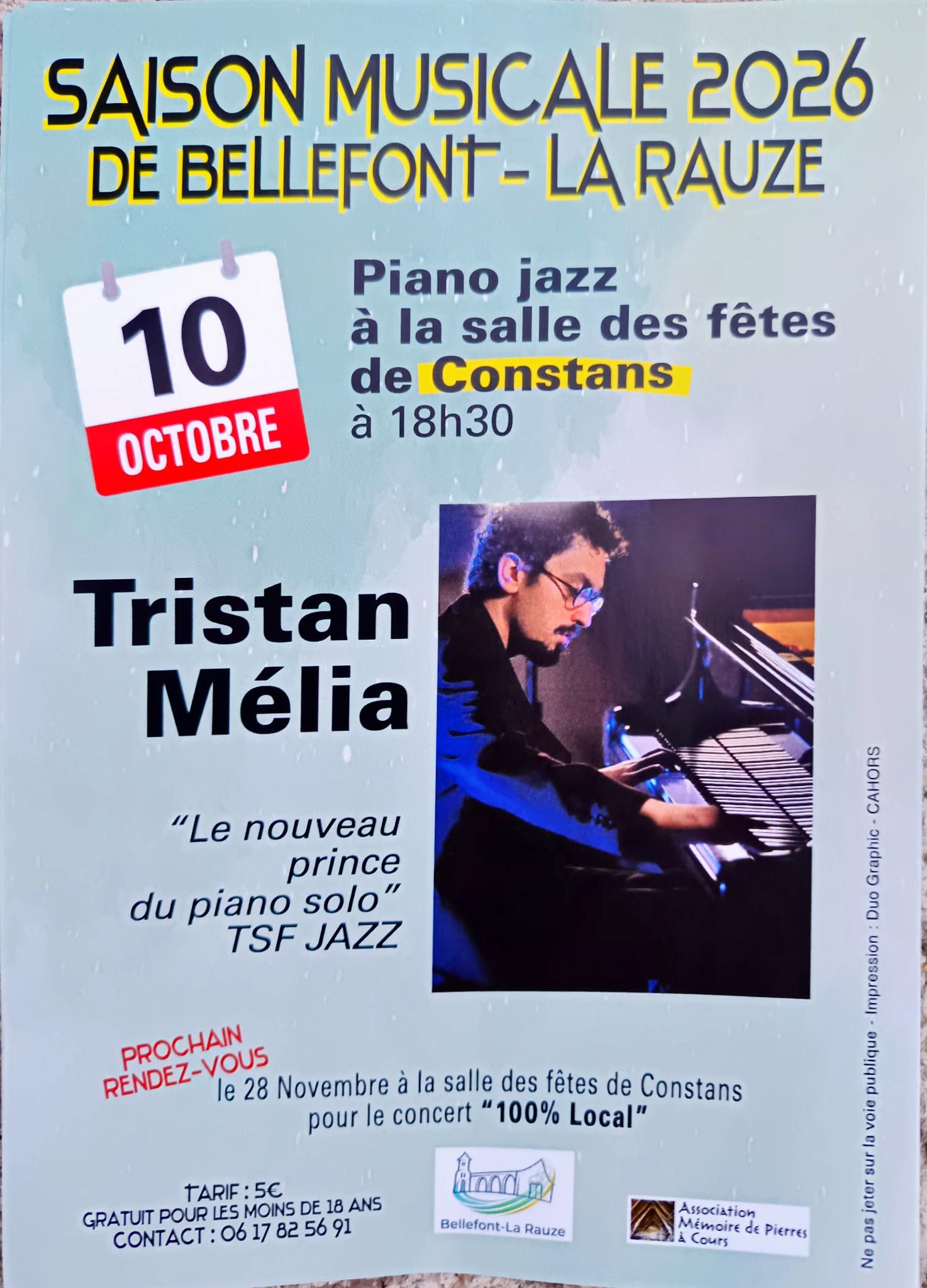 Saison musicale 2026 de Bellefont - La Rauze