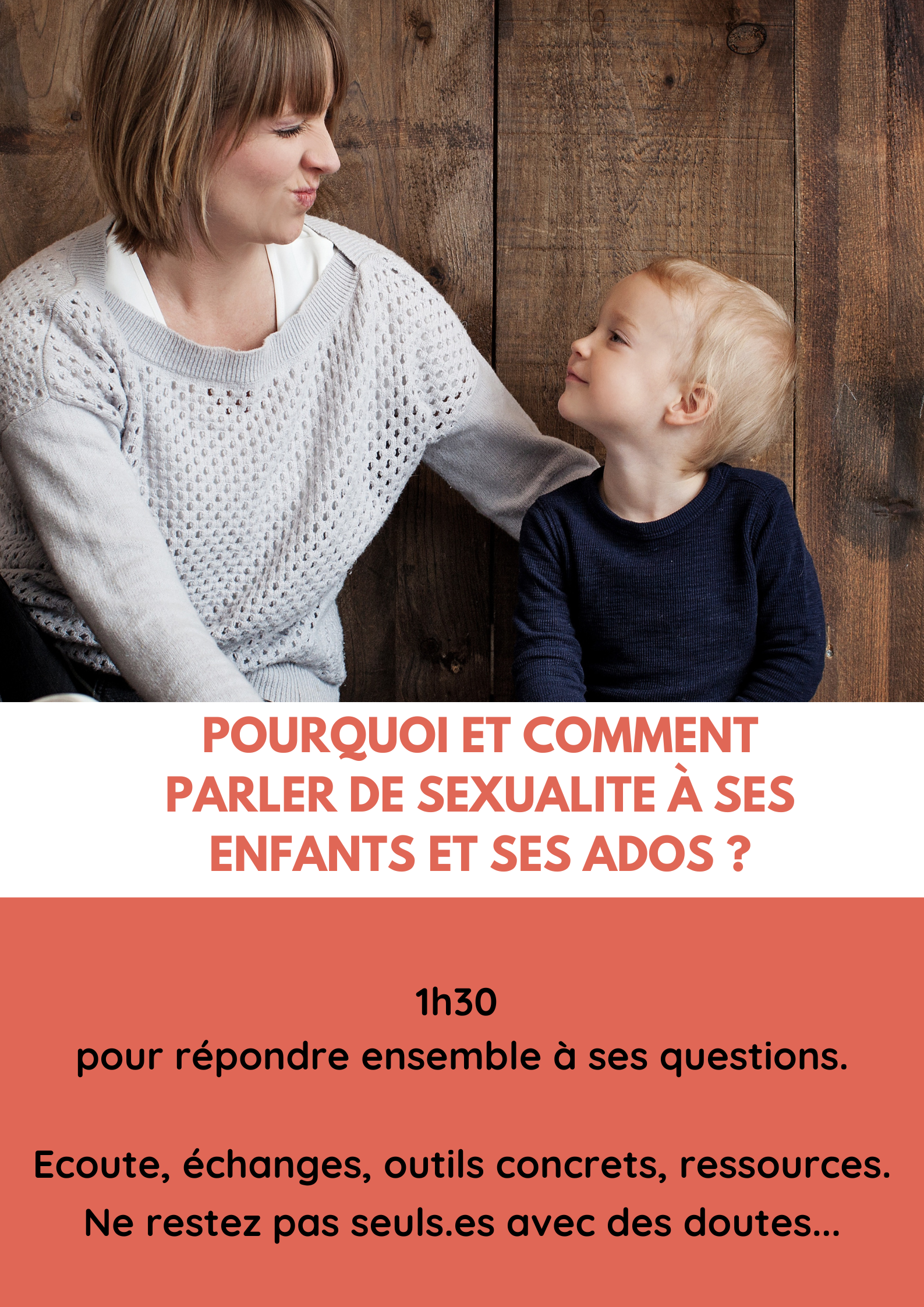 Conférence : "Pourquoi et comment parler de sexualité à ses enfants, adolescent.es ?"