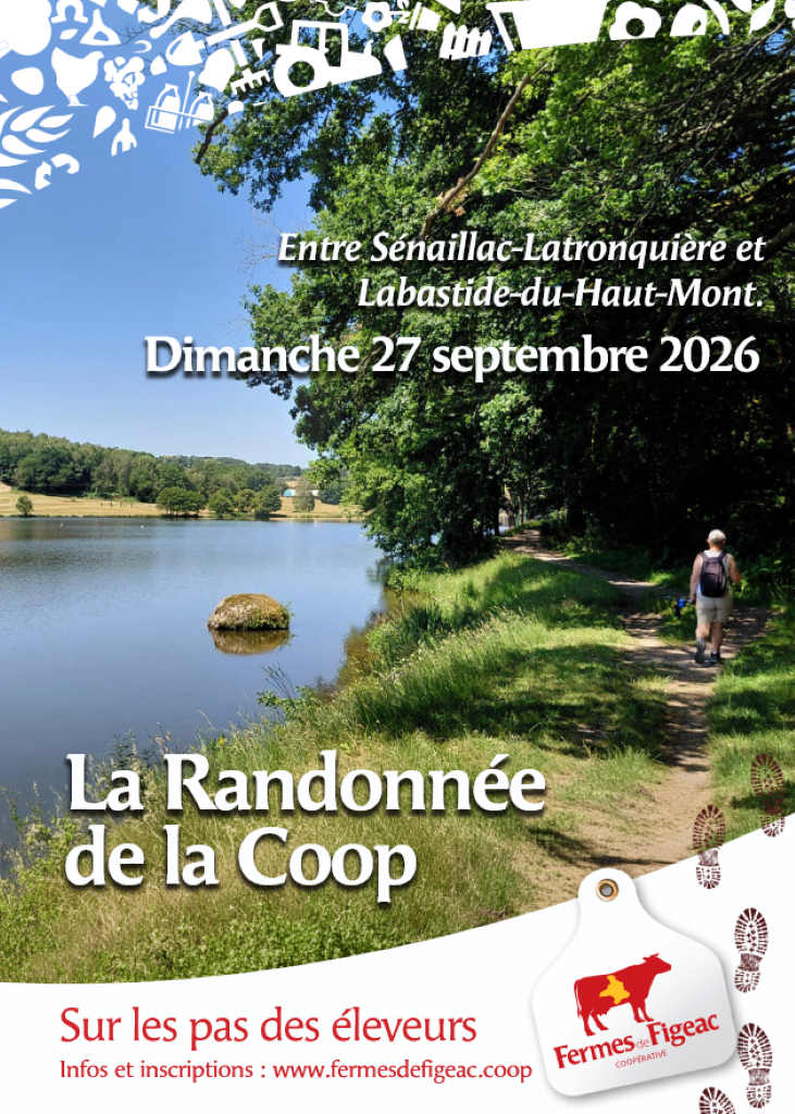 Fermes de Figeac la Randonnée de la Coop "sur les Pas des Éleveurs"