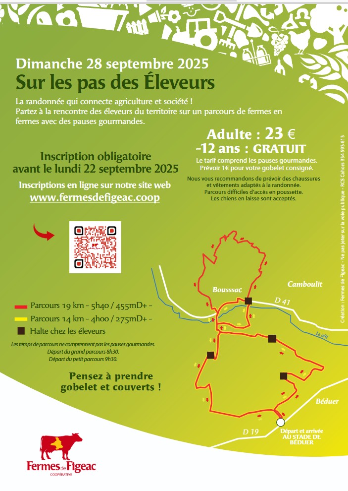 Fermes de Figeac la Randonnée de la Coop "sur les Pas des Éleveurs", Béduer - photo 4