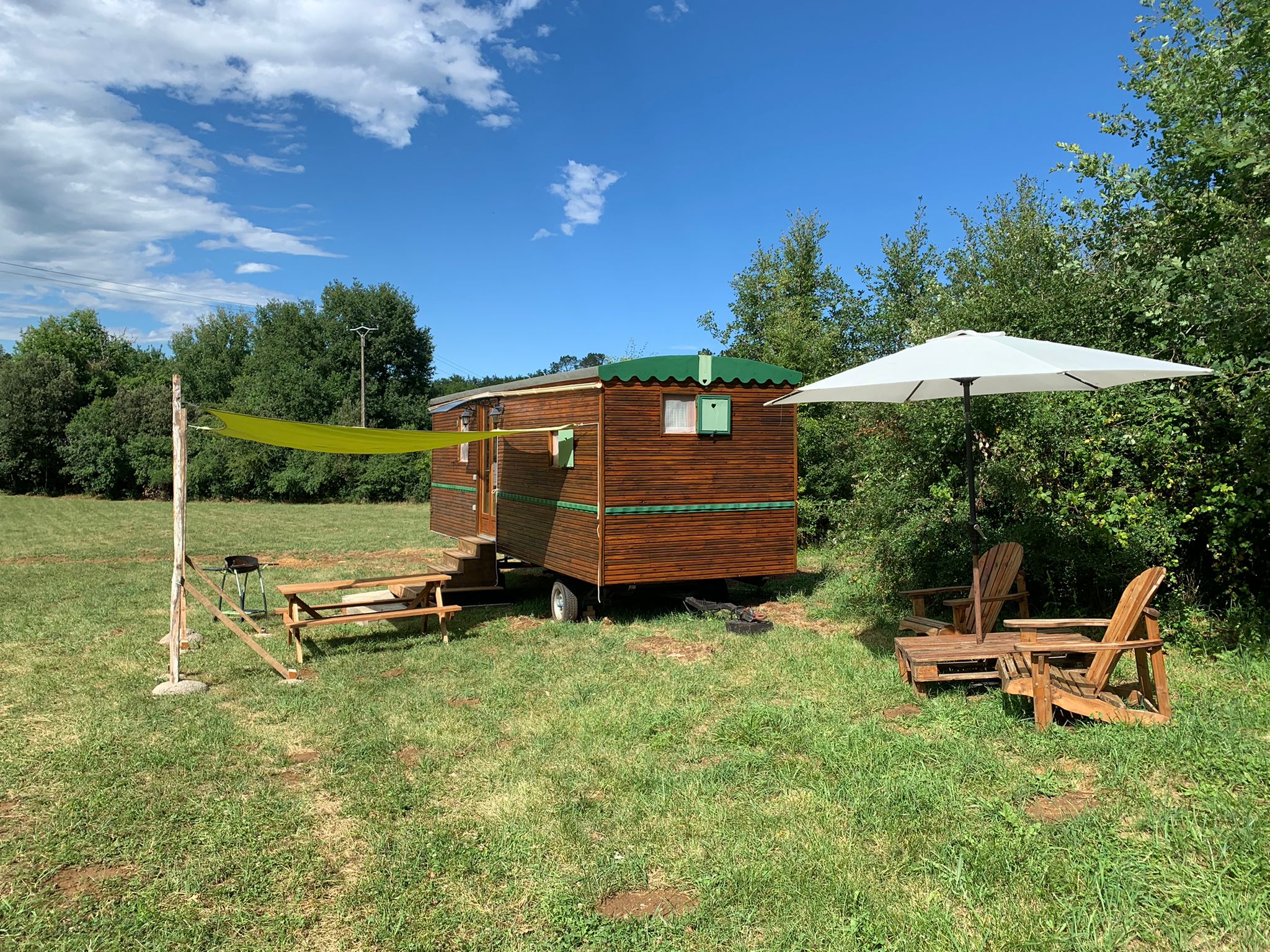 Domaine du Dantou : roulotte