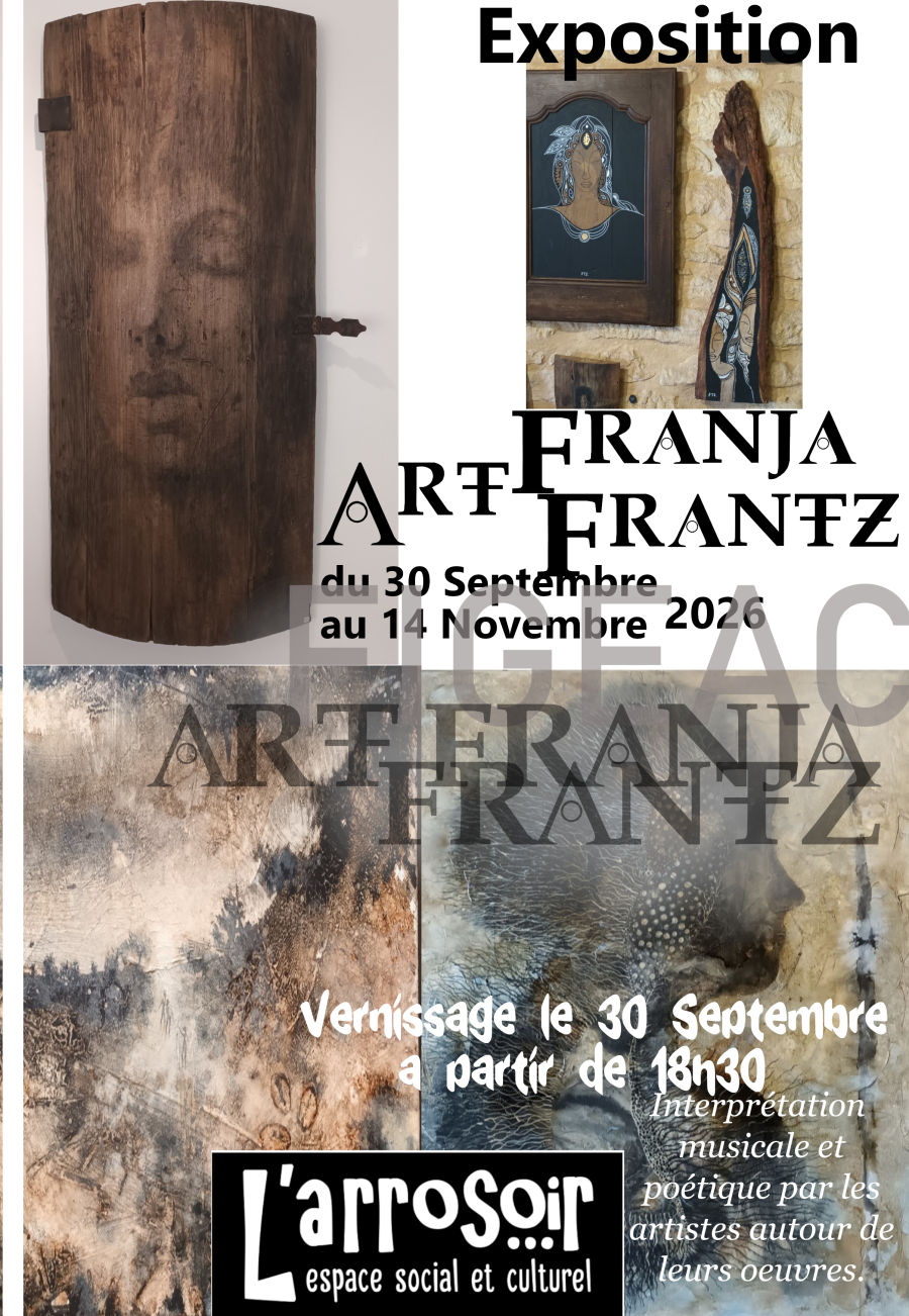 Exposition Art Franja Frantz à l'Arrosoir