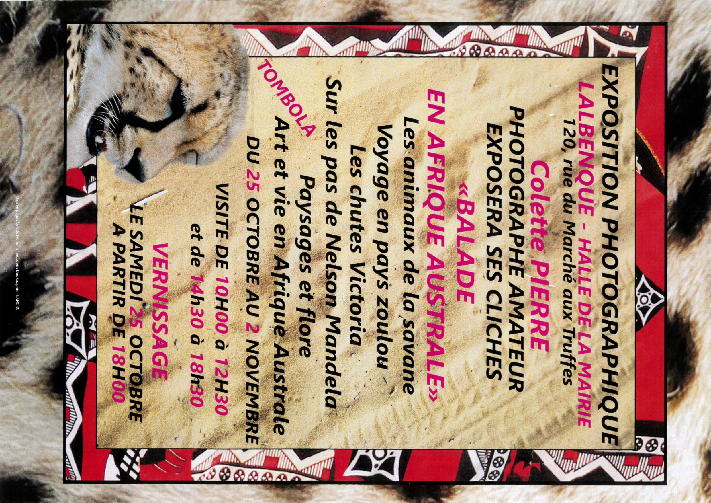 Exposition Photo : "Balade en Afrique Australe"