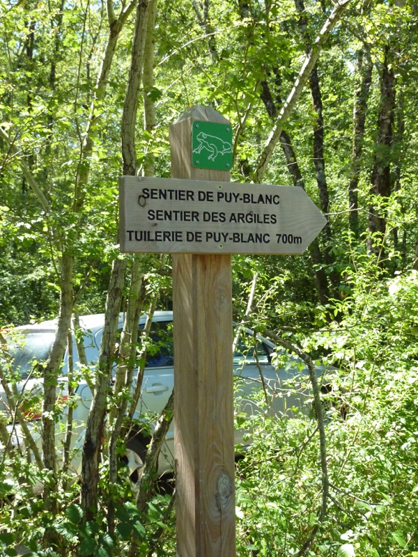 Sentier des argiles - Cambes