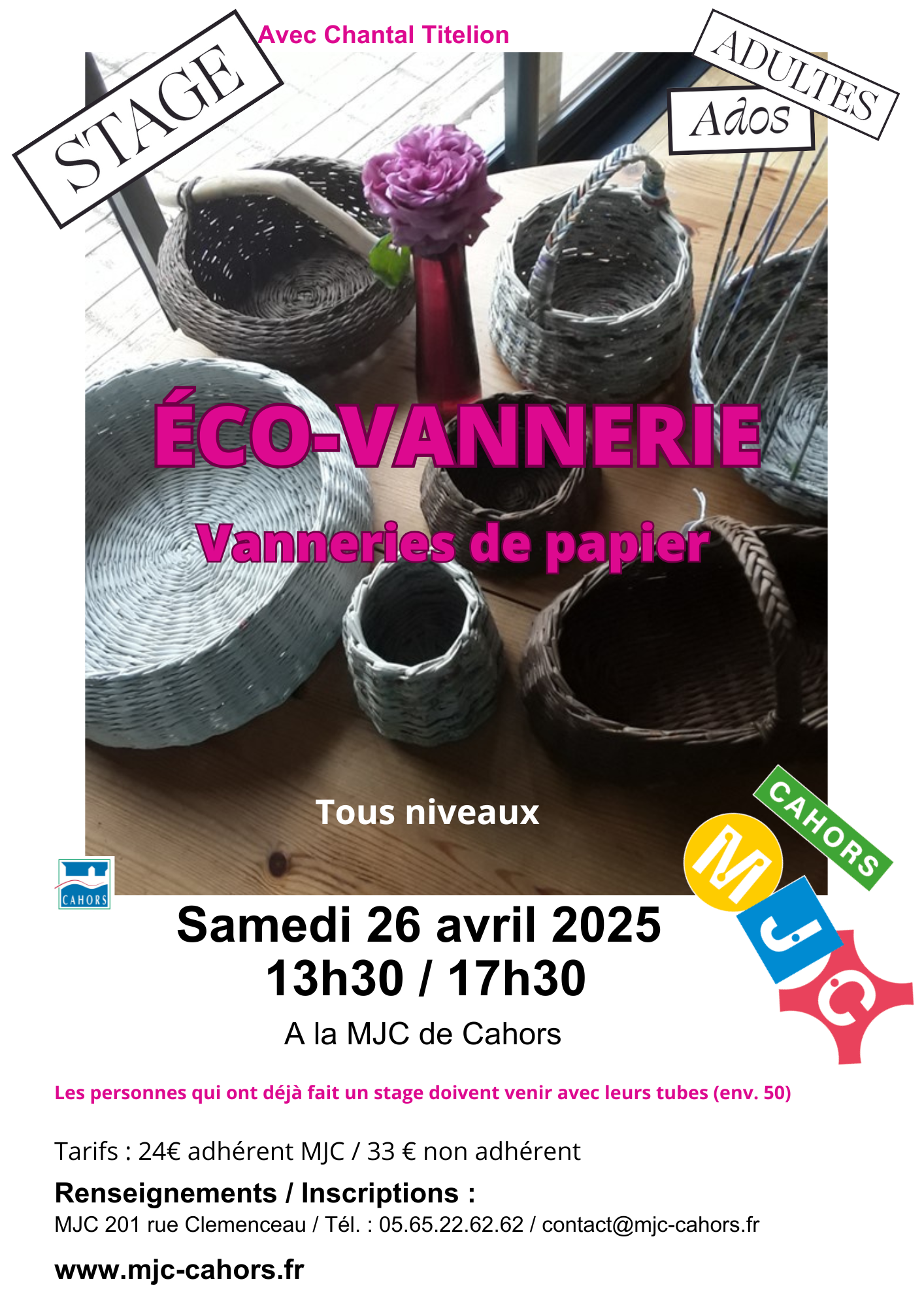 Stage d’éco-vannerie