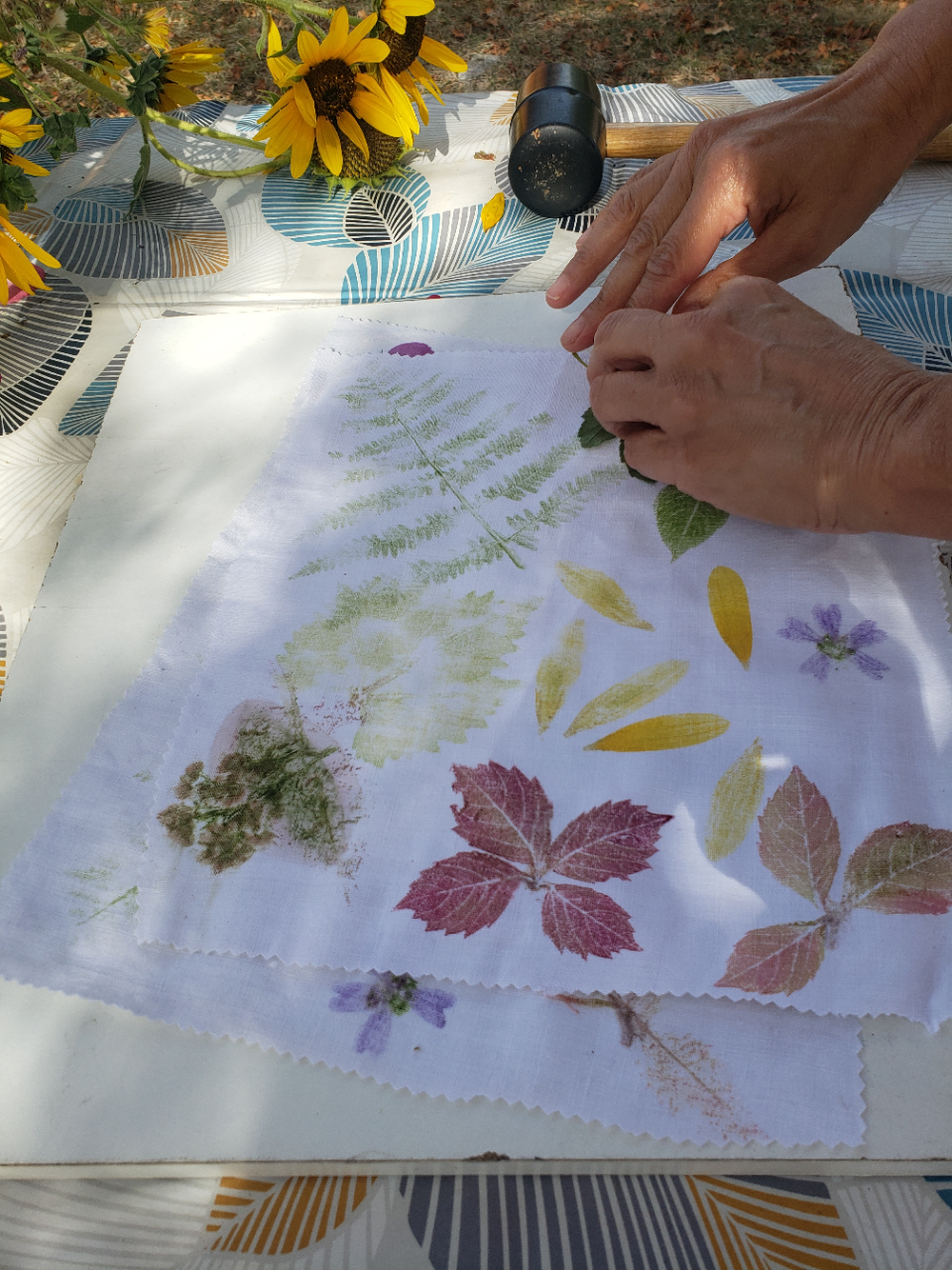 Ateliers impressions végétales - Tatakizome M.A Nature