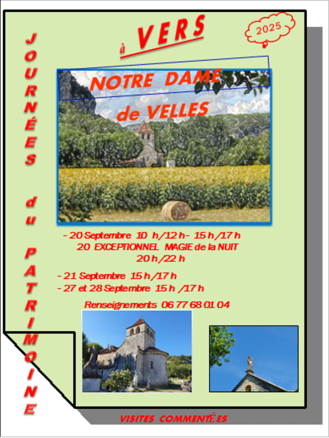 Visite commentée de la chapelle Notre-Dame de Velles