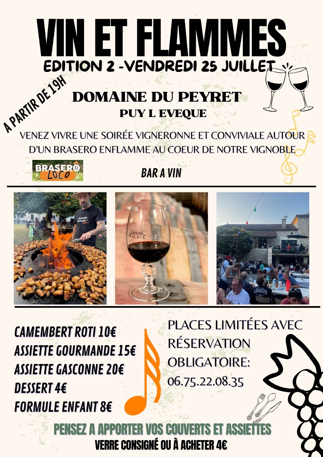 Soirée vigneronne au Domaine du Peyret