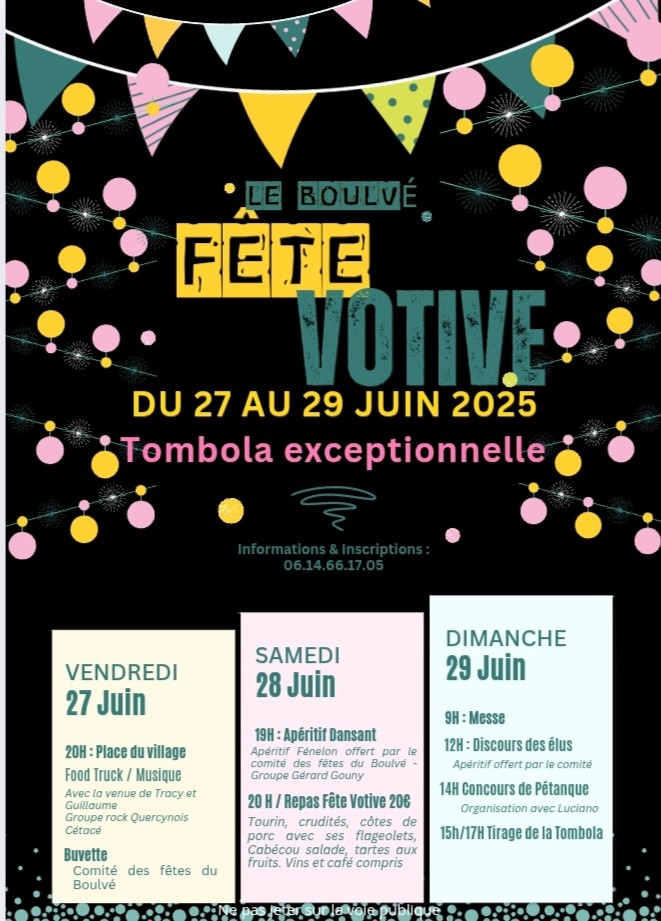 Fête Votive Le Boulvé