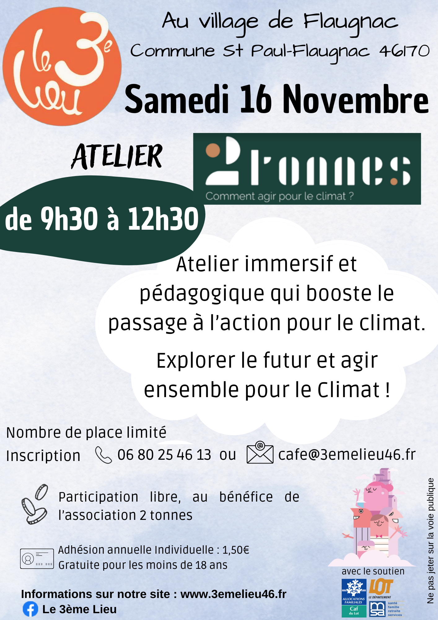 Atelier 2tonnes : comment agir pour le climat?