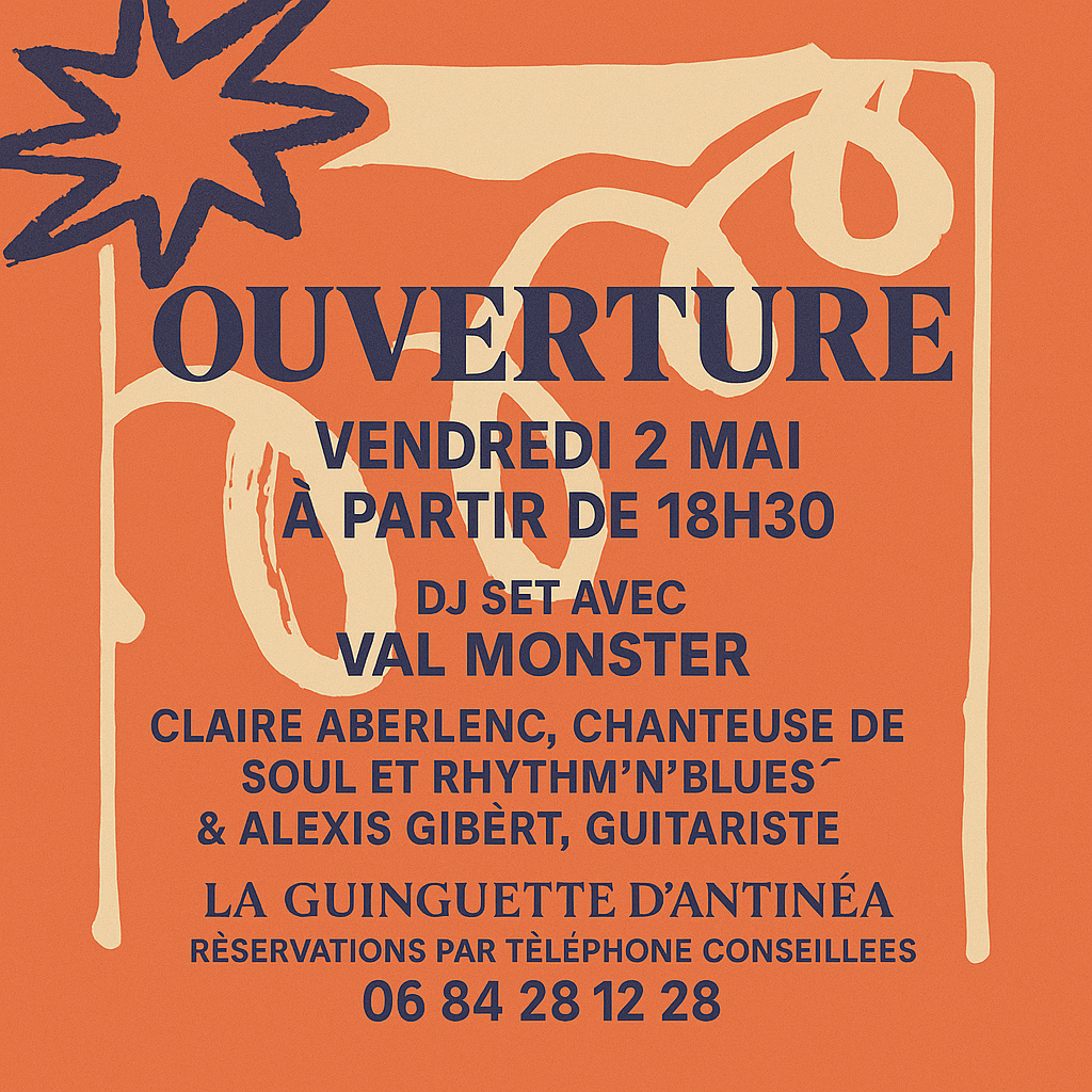 Soirée réouverture de la guinguette d'Antinéa